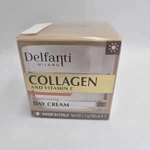 Delfanti Milano Collagen Vitamin C Day Cream 50ml Illuminating Face Moisturizer